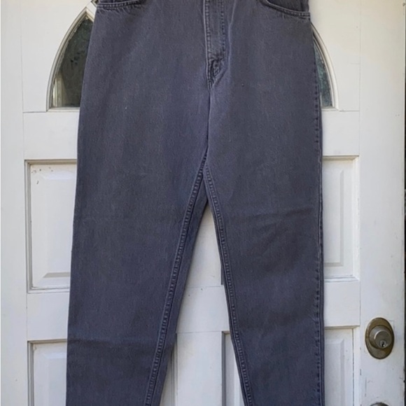 90s Levi’s Highwaisted relaxed Orange Tab 550 jeans - Picture 4 of 4